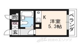 朝日プラザ深草間取り図面