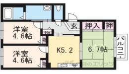 シャーメゾンノヴァンブルＢ棟間取り図面