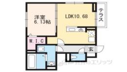 Ｄ-ｒｏｏｍ富野Ｂ棟間取り図面