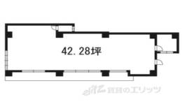 セントポーリア丸太町１階店舗間取り図面