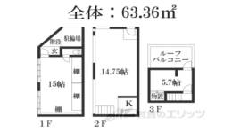 音羽珍事町8-17貸店舗間取り図面