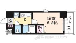 プレサンス京都烏丸御池２間取り図面