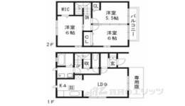ベルデュール　クニミ　Ｄ棟間取り図面