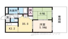 サンハイツ・オクヤマ間取り図面