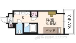 キャンパスヴィレッジ京都西京極間取り図面