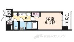 プレサンス京都二条京華間取り図面