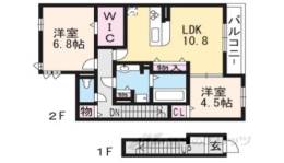シャルモント勝竜寺間取り図面