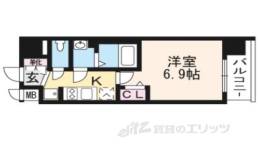 プレサンス京都二条京華間取り図面