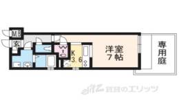 THE GARNET SUITE RESIDENCE山科三条間取り図面