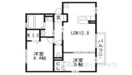 リビングタウンくにみＡ棟間取り図面