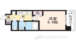 プレサンス京都二条京華間取り図面