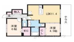 コンフォルタＢ棟間取り図面