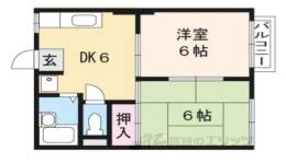 コスモ市川′94 Ａ棟Ｂ棟間取り図面