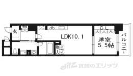 リーガル京都二条城北間取り図面