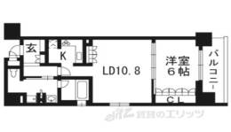 リーガル京都二条城北間取り図面