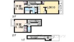 ウエストビレッジ２間取り図面