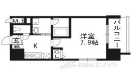 べラジオ京都西院ウエストシティ２間取り図面