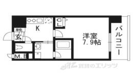 べラジオ京都西院ウエストシティ２間取り図面
