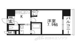 べラジオ京都西院ウエストシティ２間取り図面