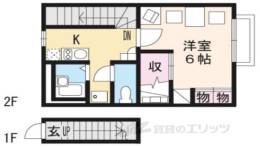 レオパレス野洲間取り図面