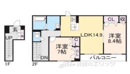 べレオ桂間取り図面