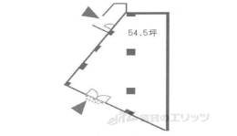 向島ニュータウンセンター商店街Ｂ棟間取り図面