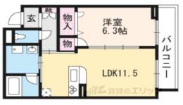 シャーメゾン一の穂２番館間取り図面