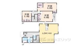 ウエストヒルズ間取り図面