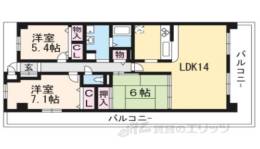 シティオ大津石山間取り図面
