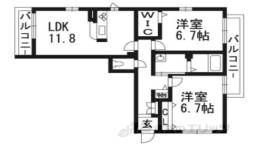 フェリオ城山台ウエスト間取り図面