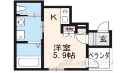 ヘーベルメゾン哲学の道間取り図面