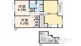 パティオ・アンソレイエ・W間取り図面