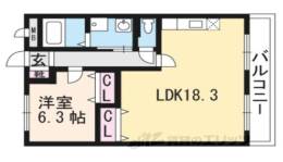 エルミナコート八日市間取り図面