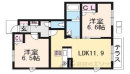 カーサレジオＢ間取り図面