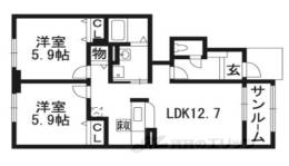 プラシード緑町間取り図面