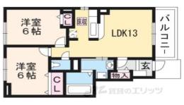 アルモニー京田辺間取り図面