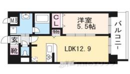 ドウェル東寺道間取り図面