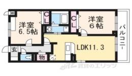 アンダンテ１間取り図面