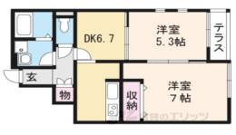 クレイノＲＥＳＴ　清知間取り図面