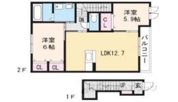 メゾン・ティエード間取り図面