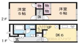 レオパレス庄五郎弐番館間取り図面