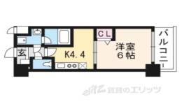 アクアプレイス京都三条朱雀間取り図面