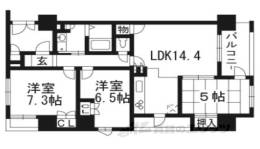 イーグルコート烏丸御池ル・シエル間取り図面
