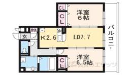 サンフェリーチェA棟間取り図面