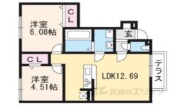 コンフォートヴィレッジ２間取り図面