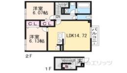 コンフォートヴィレッジ２間取り図面