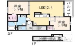 フルール間取り図面