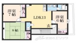 アベニール修学院間取り図面