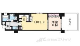 リーガル京都二条城北間取り図面