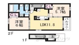 レスポワールＦ間取り図面
